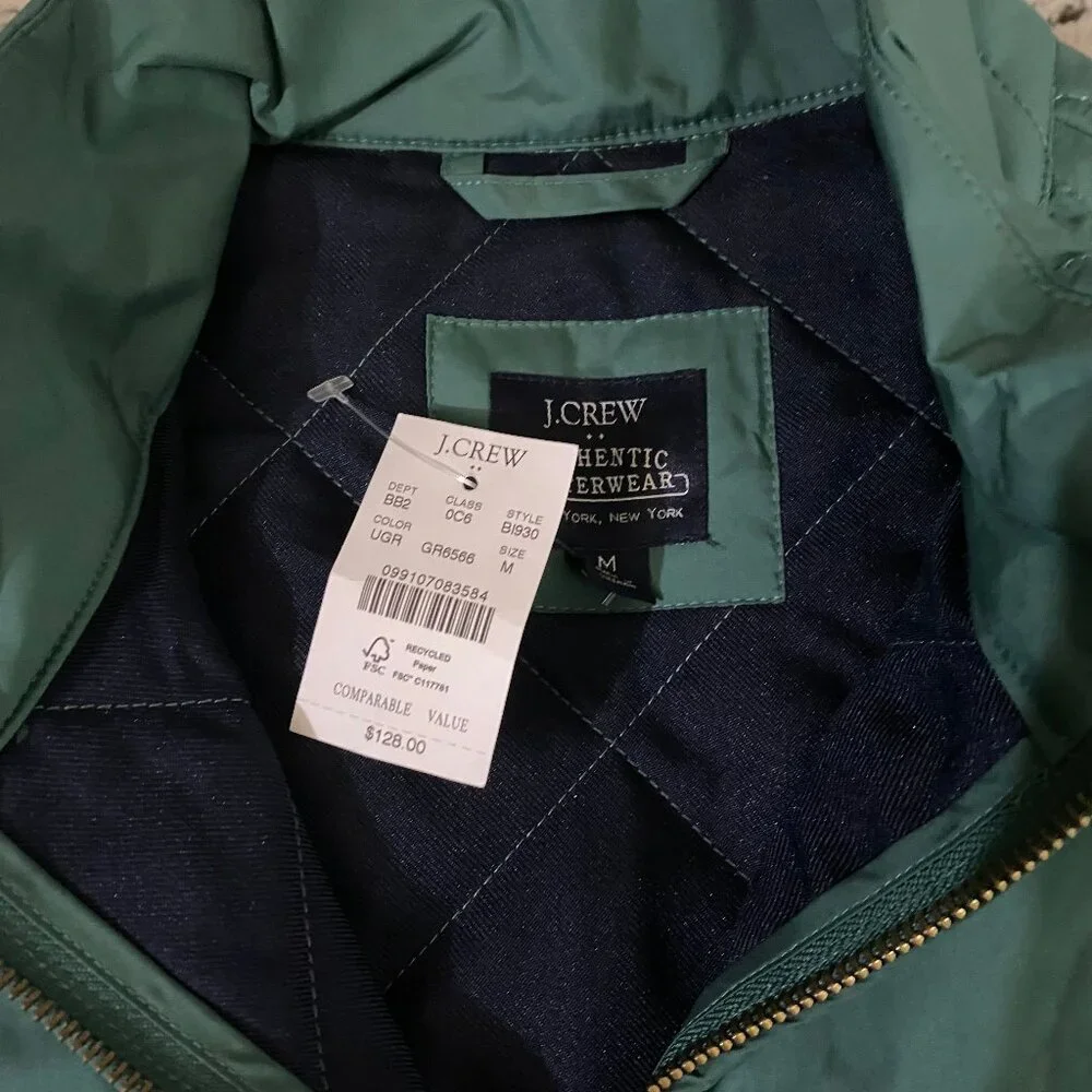 J. Crew Quilted Walker Vest M